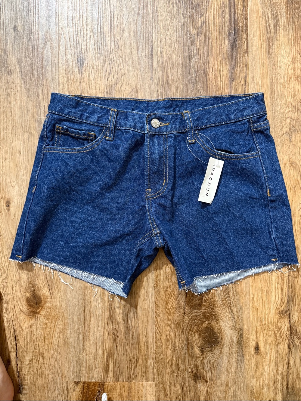 NWT John Galt Dark Indigo Low Rise Denim Shorts Size S